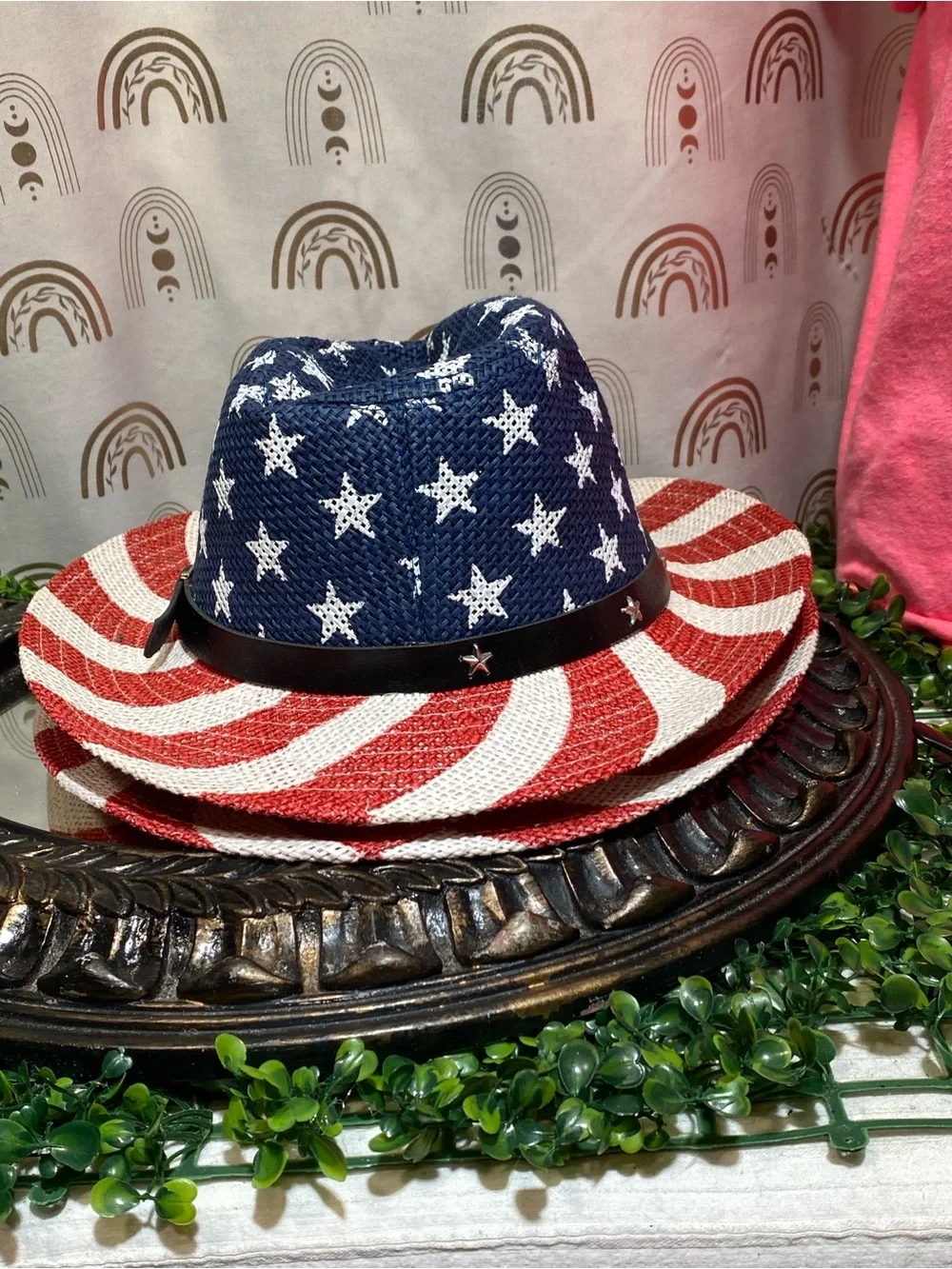 N/A patriotic straw